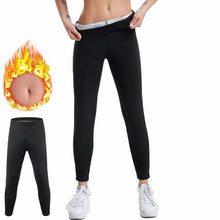 Cargar imagen en el visor de la galería, Weight Loss Pants Sauna Pants, Sweat Pants, Slimming Leggings, Women Sweating Slimming Neoprene Sauna Pants
