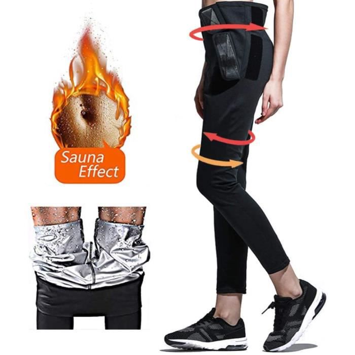 Pantalons de survêtement, leggings de sport pour femmes, sous-vêtements chauffants en néoprène - Forte compression thermique et transpiration pour