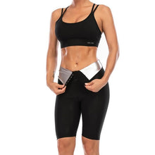 Cargar imagen en el visor de la galería, Sweat Shorts for Tiktok Women Slimming Short Leggings Sauna High Waist Slimming Pants for Yoga Fitness
