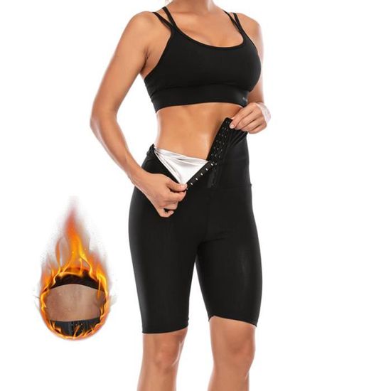 Sweat-Shorts für Tiktok, Damen, Schlankheits-Shorts, Sauna-Leggings mit hoher Taille, Schlankheitshose für Yoga und Fitness